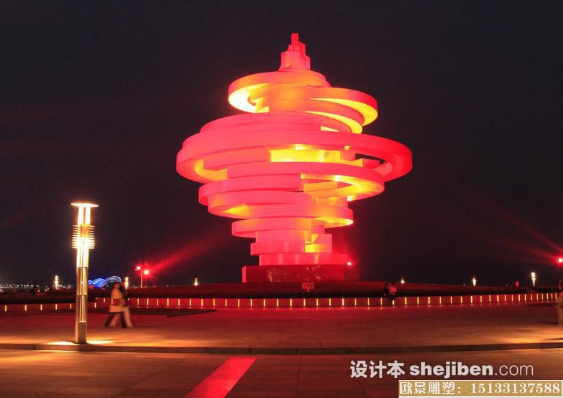灯光雕塑效果图6 灯光雕塑效果图6