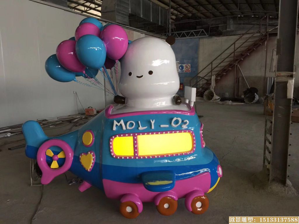 玻璃钢卡通雕塑制作_卡通彩绘制作厂家